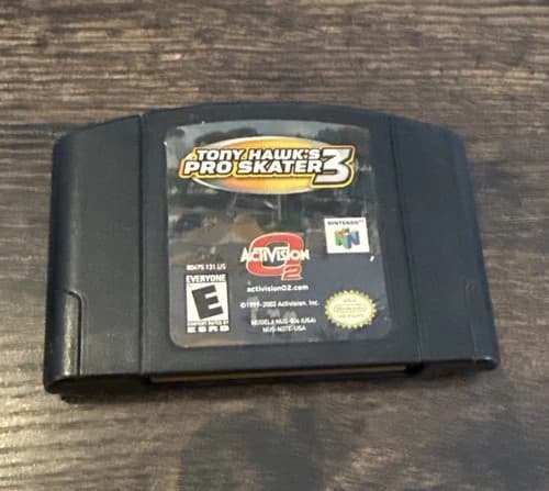 Tony Hawk's Pro Skater 3 Nintendo 64 (N64) Authentic. Tested & Working