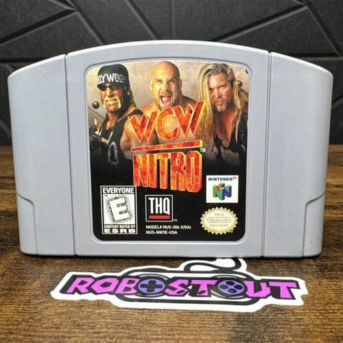 WCW Nitro (Nintendo N64) Cleaned, Tested & Authentic⭐