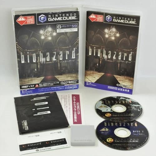 BIOHAZARD 1+ Memory Card Resident Evil Gamecube Nintendo For JP System 1329 gc