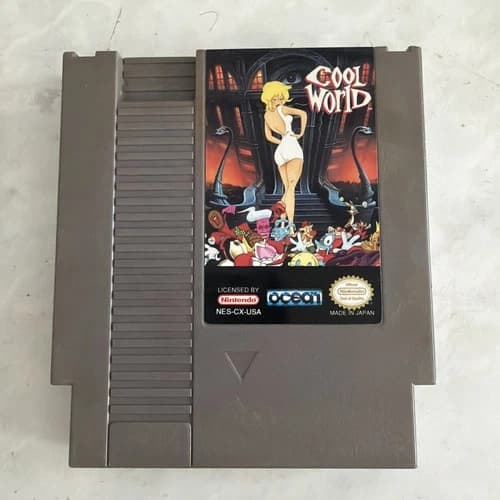 Cool World Nintendo NES Authentic Tested Contacts Cleaned