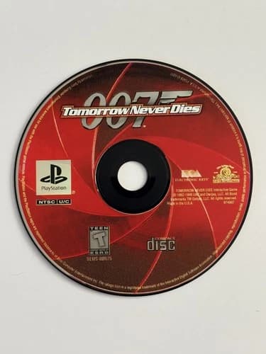 007 Tomorrow Never Dies (PlayStation 1 PS1, 1999) Disc Only