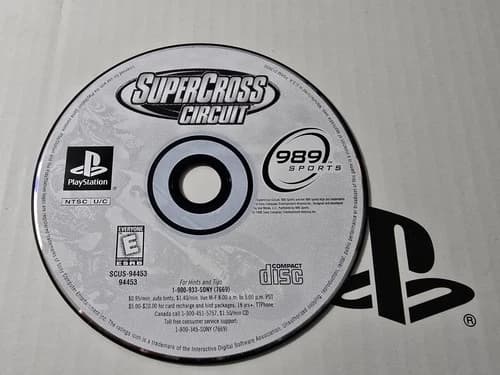 --DISC ONLY-- SuperCross Circuit (Playstation 1, PS1)