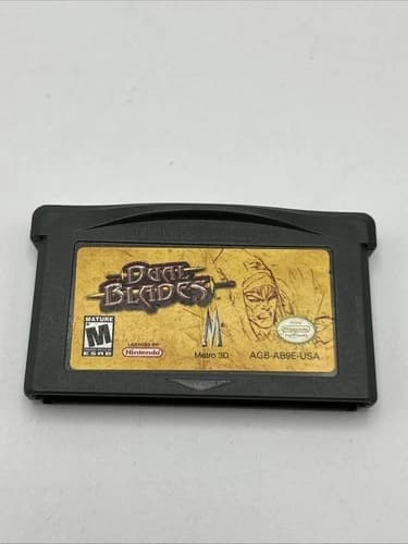 Dual Blades Nintendo Game Boy Advance 2002 GBA Cartridge Tested! Authentic! Wear