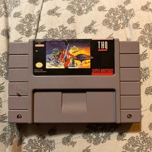 Super Star Wars: The Empire Strikes Back Super Nintendo SNES Authentic Tested