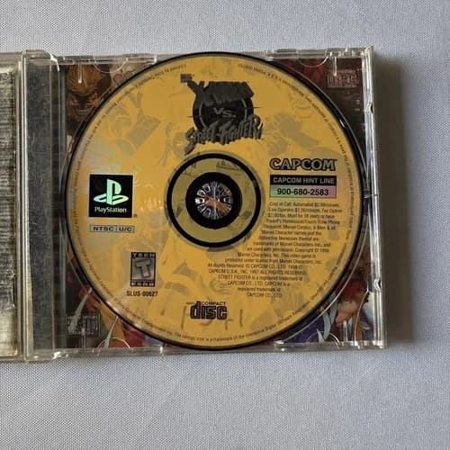 X-Men vs. Street Fighter (PlayStation 1 PS1) Tested Works - READ