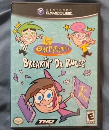 The Fairly OddParents Breakin' Da Rules Nintendo GameCube 2003 Nickelodeon E