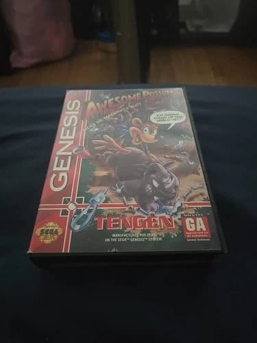 Awesome Possum Kicks Dr. Machino's Butt (Genesis) CIB w/Manual