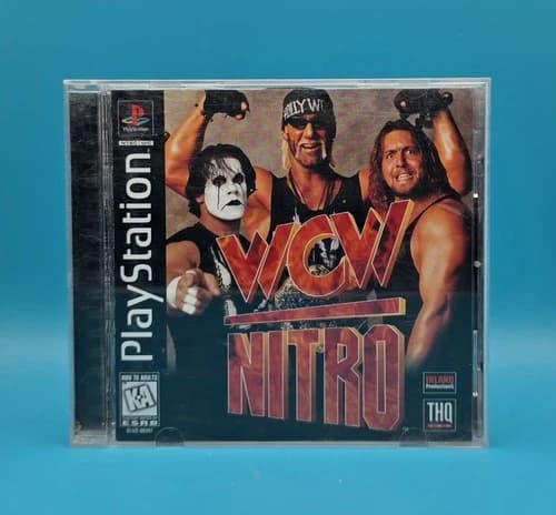 WCW Nitro (Sony PlayStation 1) CIB, Tested & Working