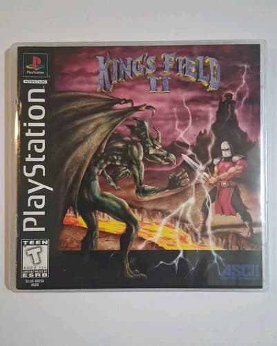 Kings Field II-PlayStation 1 (1996, ASCII Ent.) Black Label. (See Description)