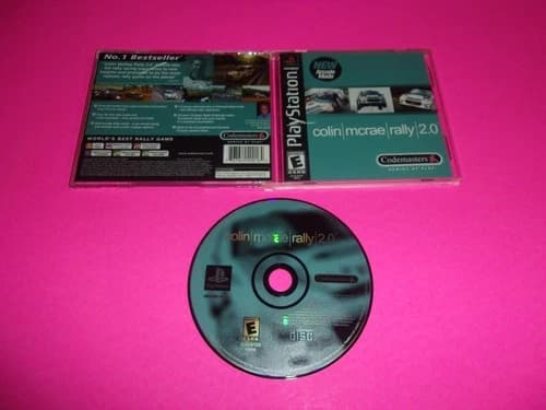 Colin McRae Rally 2.0 Playstation 1 PS1 CIB W Reg Card