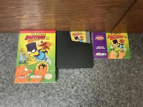 The Simpsons: Bartman Meets Radioactive Man (Nintendo, NES) Complete