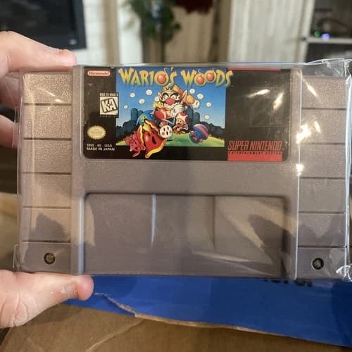 Wario's Woods - Nintendo Super Nintendo SNES Tested Authentic