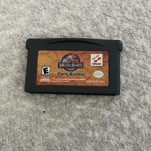 Jurassic Park 3 III: Park Builder (Nintendo Game Boy Advance GBA)