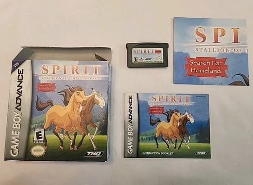 Spirit Stallion of the Cimarron Search For Homeland Nintendo GameBoy Advance GBA
