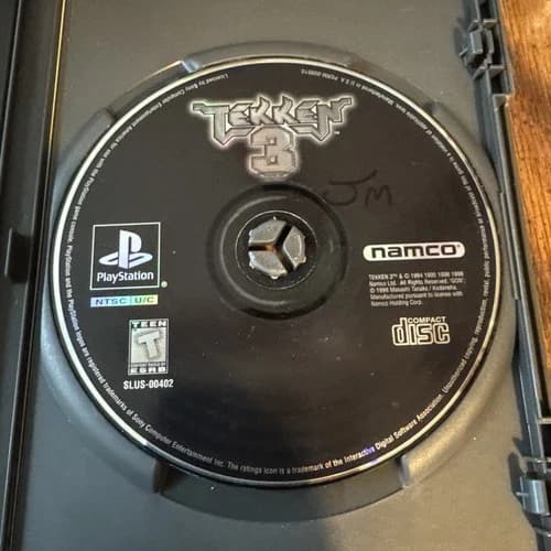 Tekken 3 PlayStation 1 PS1 Disc Only Tested Working Namco