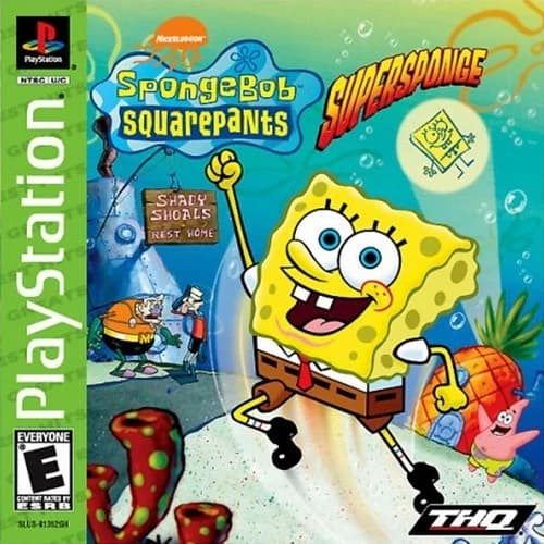Spongebob Squarepants: Supersponge For PlayStation 1 PS1 Game Only 6E