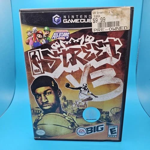NBA Street Vol. 3 (Nintendo GameCube, 2005) Complete - CIB - Tested Working!