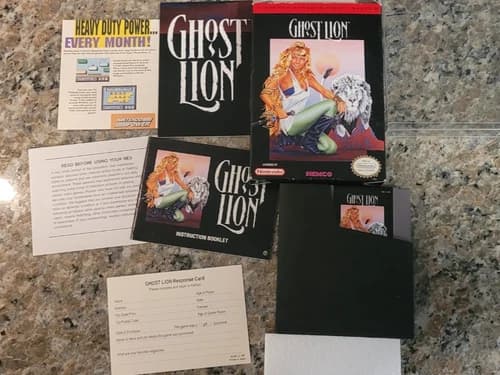 Ghost Lion (Nintendo NES) CIB with reg card