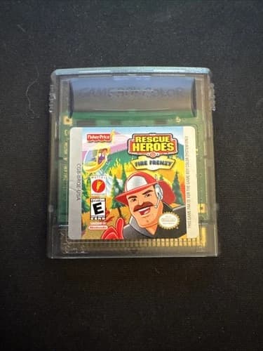 Fisher Price Rescue Heroes: Fire Frenzy Gameboy Color Game Game Only - Tested