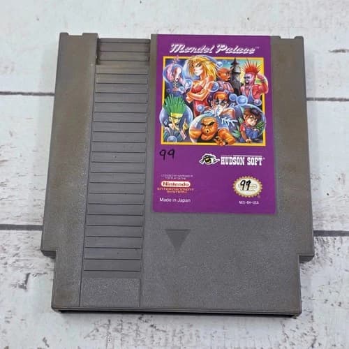 Mendel Palace Nintendo NES Authentic Game Cartridge Hudson Soft Game Freak