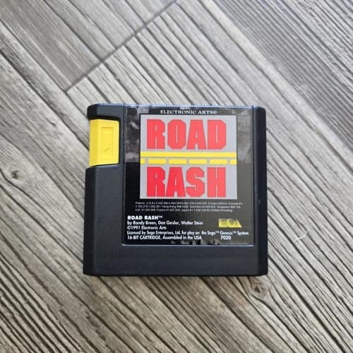 Road Rash SEGA Genesis, 16 Bit Cartridge, 1991 Electronic Arts Tested