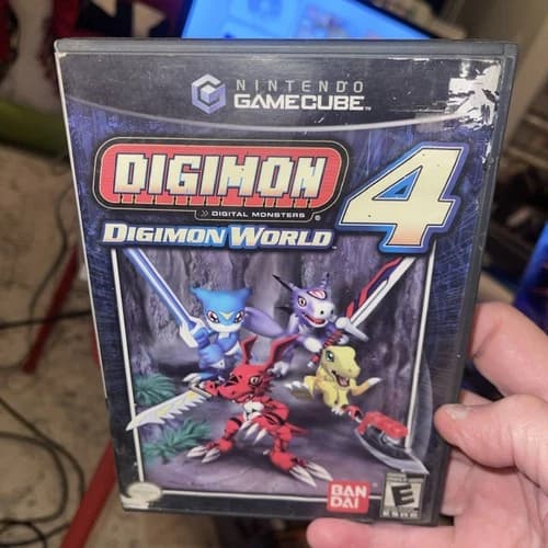 Digimon World 4 (Nintendo GameCube, 2005) Ban Dai (disc does not Read ) As Is