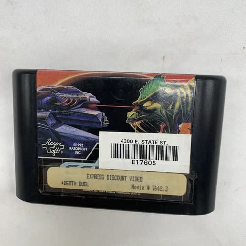 Death Duel (Sega Genesis, 1992) Authentic Pins Cleaned TESTED