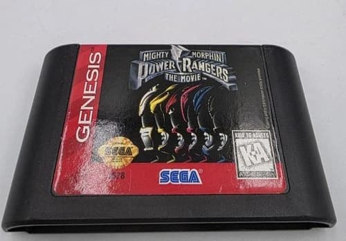 Mighty Morphin Power Rangers: The Movie Sega Genesis, 1995 - Cart Only