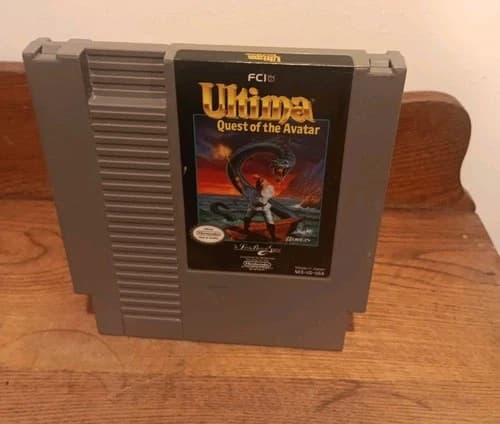 Ultima Quest of the Avatar - 1990 NES Nintendo Game - Cart Only - TESTED!