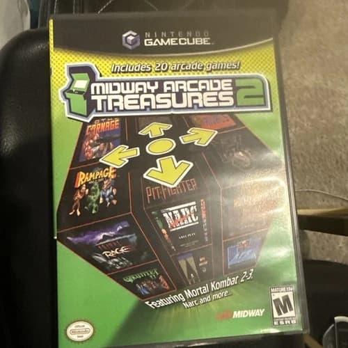 Midway Arcade Treasures 2 (Nintendo GameCube, 2004) Complete With Registration