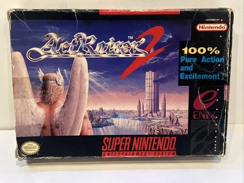 ActRaiser 2 (Super Nintendo SNES) Complete CIB - Tested - US Version - Authentic