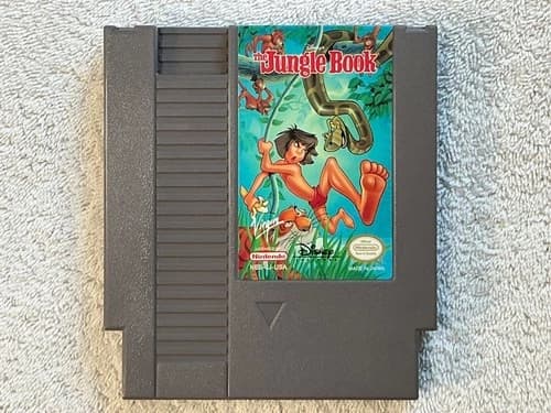 The Jungle Book Nintendo NES Authentic Tested and Working