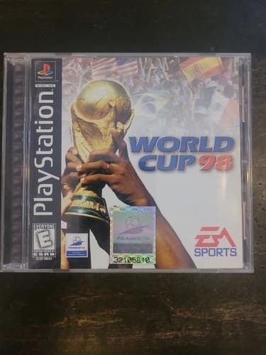 World Cup 98 (Sony PlayStation 1, 1998) PS1 Complete. Tested!
