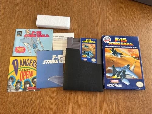 F-15 Strike Eagle (Nintendo Entertainment System, 1992) NES COMPLETE in Box