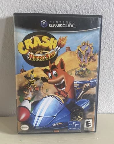 Crash Nitro Kart (Nintendo GameCube, 2003) Complete CIB W/ Manual