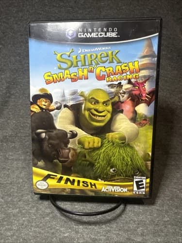 Shrek: Smash n' Crash Racing Nintendo GameCube CIB 4