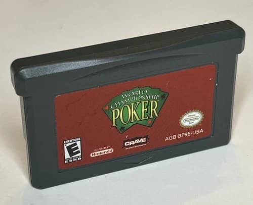 World Championship Poker (Nintendo Game Boy Advance, GBA) Authentic