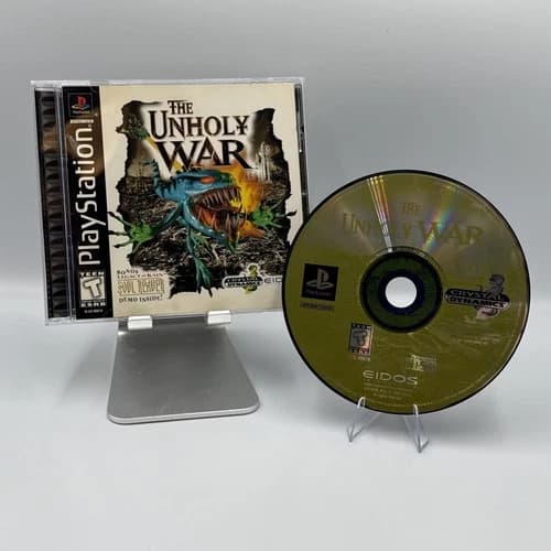 The Unholy War (Sony PlayStation 1, 1998) EIDOS Interactive Complete In Box CIB