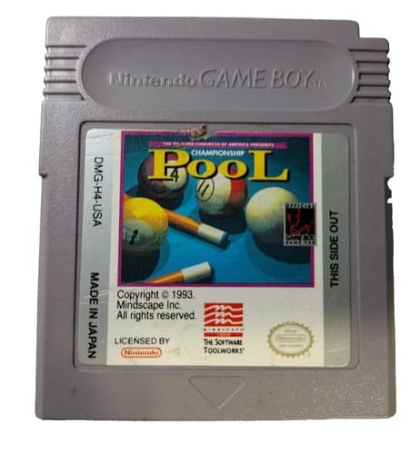 Championship Pool Nintendo Game Boy Works Authentic Original