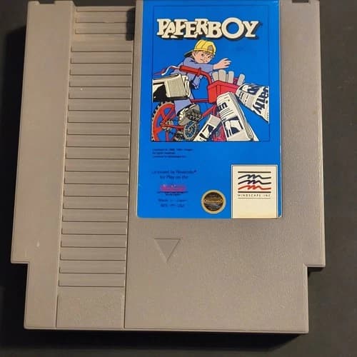 Nintendo Paperboy NES Cartridge Paperboy Series Mindscape Inc