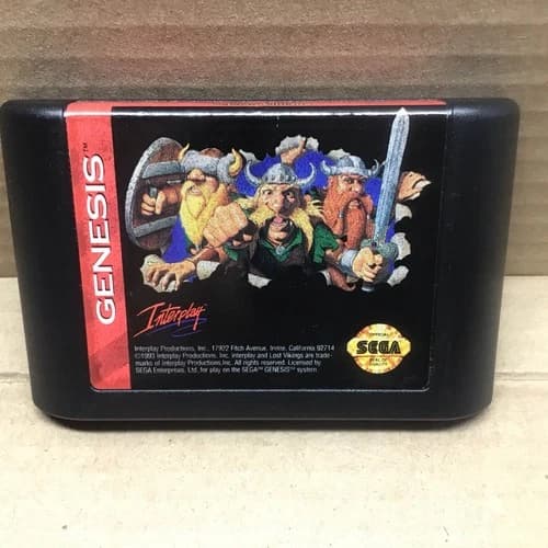 The Lost Vikings Sega Genesis 1993 Cartridge Only - TESTED