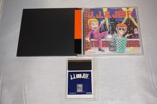 J.J And Jeff JJ (Turbo Grafx 16 tg16) Complete in Case Turbografx
