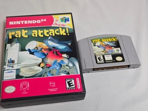 Rat Attack! - Nintendo 64 N64 - Cart Only - AUTHENTIC - TESTED