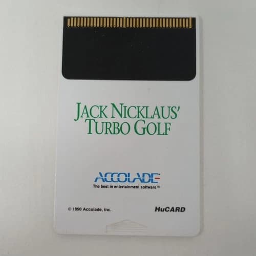 Jack Nicklaus' Turbo Golf (Turbo Grafx 16) HuCard Only