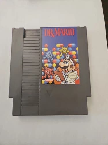 Dr. Mario (Nintendo Entertainment System NES, 1990) AUTHENTIC TESTED - Very Good