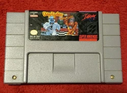 Vintage ClayFighter Super Nintendo Game Cartridge Authentic Tested