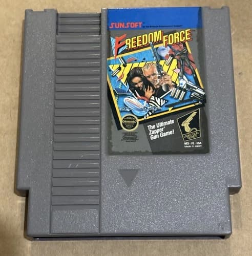 Nintendo NES Freedom Force (Cleaned, Tested & Working)