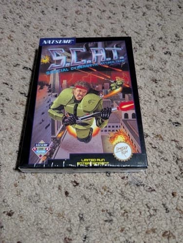 S.C.A.T.: Special Cybernetic Attack Team (NES) (Green) - LRG - NEW
