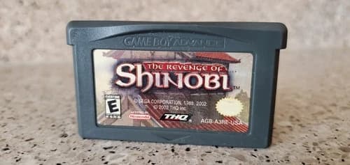 The Revenge of Shinobi - Nintendo Game Boy Advance GBA SEGA Game Cartridge !!!!!