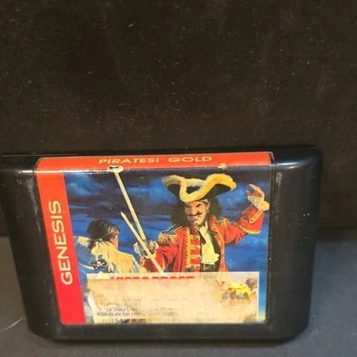 MicroProse Software Pirates! Gold Sega Genesis Action Adventure Cartridge